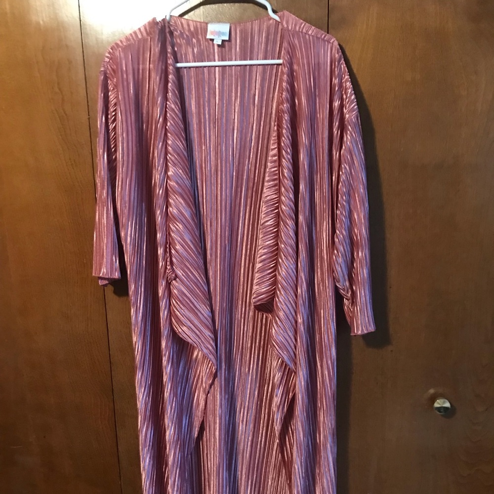 LuLaRoe Shirley L Rose Gold-ish pink NWOT